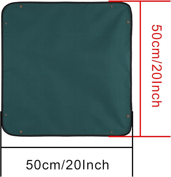 KONMAY Foldable Waterproof Repotting Mat for Indoor and Outdoor Plant Transplanting and Soil Mess Control - 20''X20'' Thicken Potting Tray Gardening Mat for Succulent Repotting