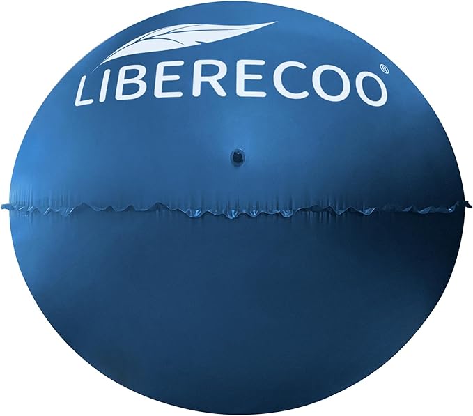 LIBERECOO 4FT Round Pool Pillows for Above Ground Pools - Super Durable 0.4 mm Winter Pillow | Round Inflatable Pillows for Pool Closing (4ft Diameter) | Air Pillow for Winterizing Pool Cover