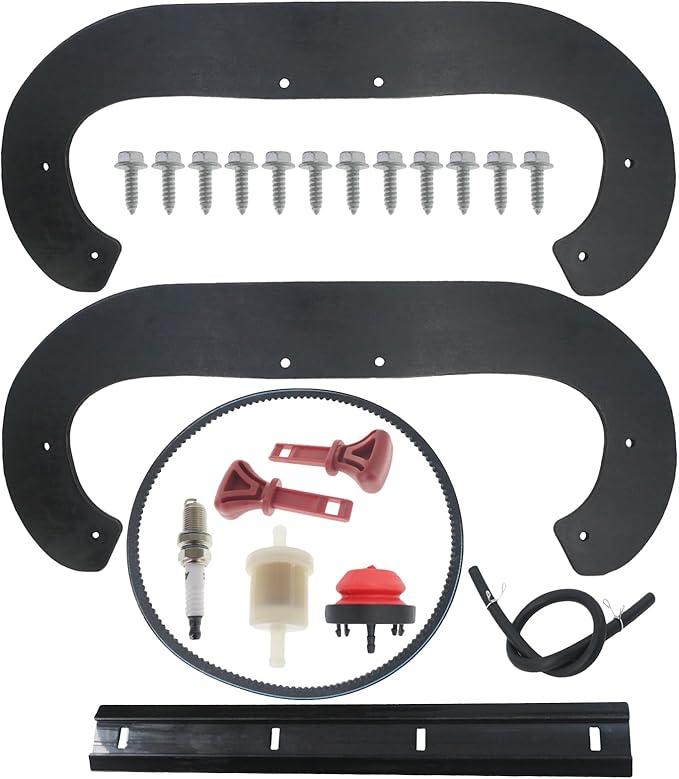 753-06469 Snowblower Paddles, 731-08171 Scraper & 954-04050 Belt for Cub Cadet 221HP 221LHP 1X221HP 1X221LHP Squall 210 2100 210e Snow Thrower with 951-10630 Ignition Key