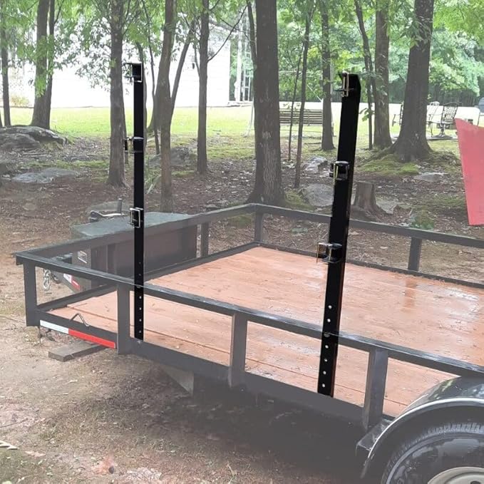 ECOTRIC Heavy Duty 3-Place Edgers Gas Weeder Trimmer Rack holders for Open Landscape Trailer Truck