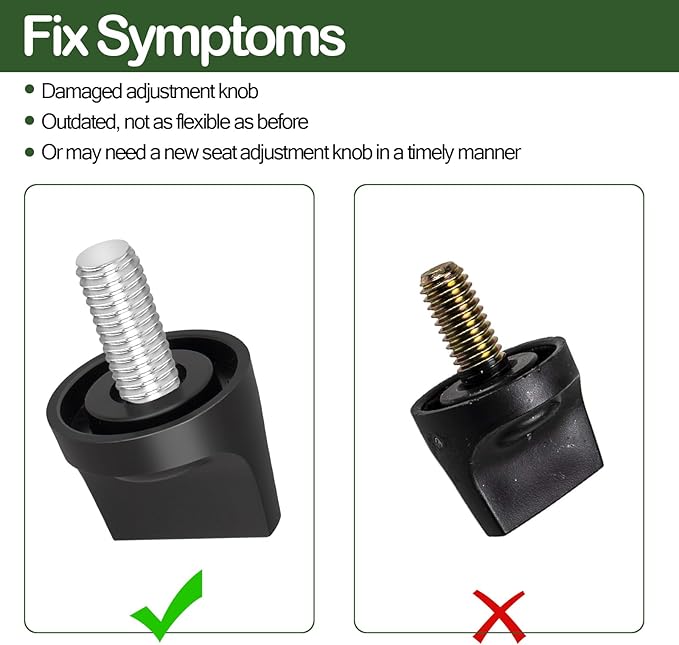 720-04061 Lawn Tractor Seat Adjuster Knob Compatible with MTD, Troy-Bilt, Craftsman, Remington, Robomow, Yard Machines, Yard Man, Arnold, Columbia, Murray Lawn Tractor -4Packs