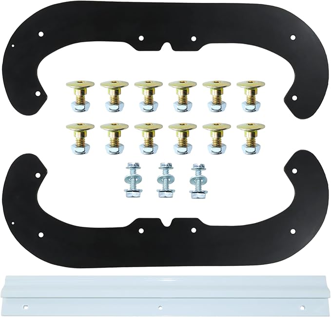 GELASKA 117-7700 Snowblower Paddles with 117-7717 Scraper for Toro Power Clear 180, 418 ZE, 418 ZR, 518 ZR, 518 ZE, 38272, 38282, 38472, 38473, 38273, 38283, 38274 Snowthrowers
