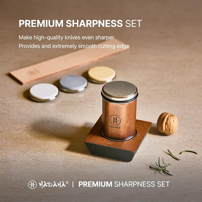 Rolling Knife Sharpener - EXTRA FINE Whetstone Knife Sharpener Roller - EASY TO USE - Rolling Sharpener for Knives with Magnetic Knife Holder - Knife Sharpening Kit knife sharpener stone