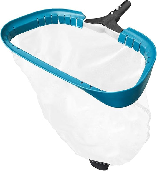 POOLWHALE 17.5" Heavy Duty Ultra Fine Mesh Pool Pollen & Sand Skimmer Rake, Aluminum Frame Deep Nylon Net, Pool Net for Above Ground & In-ground Swimming Pools (No Pole)