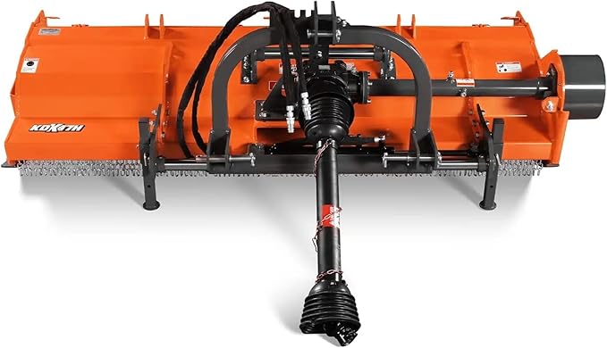 87" Heavy Duty PTO Flail Mower with Hydraulic Side Shift 3 Point 50-90 hp, Model KDK87H