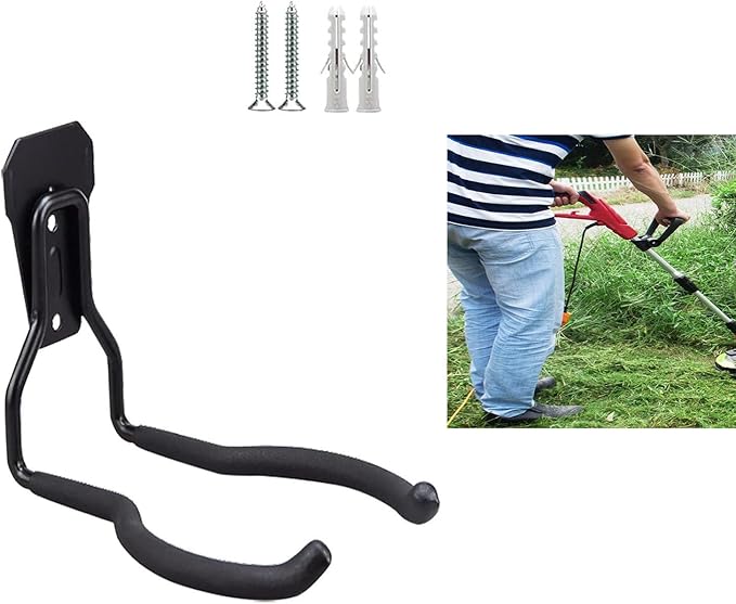 2pcs String Trimmer Hanger, Weed Eater Wall Mount, String Trimmer Hanger Garage, String Trimmer Wall Mount, Weed Eater Hangers for Garage Wall, for Garage Wall Tool Organizers and Storage, No Trimmer
