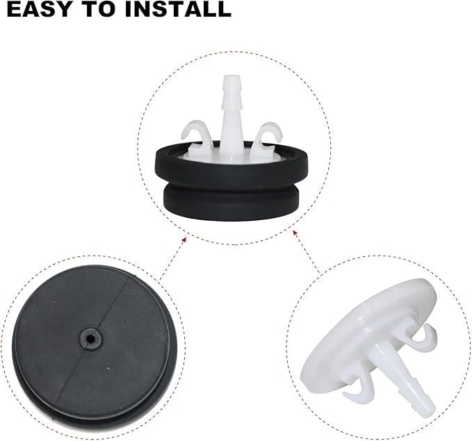 5 Pcs 667460 Primer Bulb Replacement Set Fit for to-ro Lawn-Boy Snowblower, Primer Bulb Replacement for to-ro Lawn Boy 66-7460 44-2750 S tens 120-440 24-1027 Snowblower