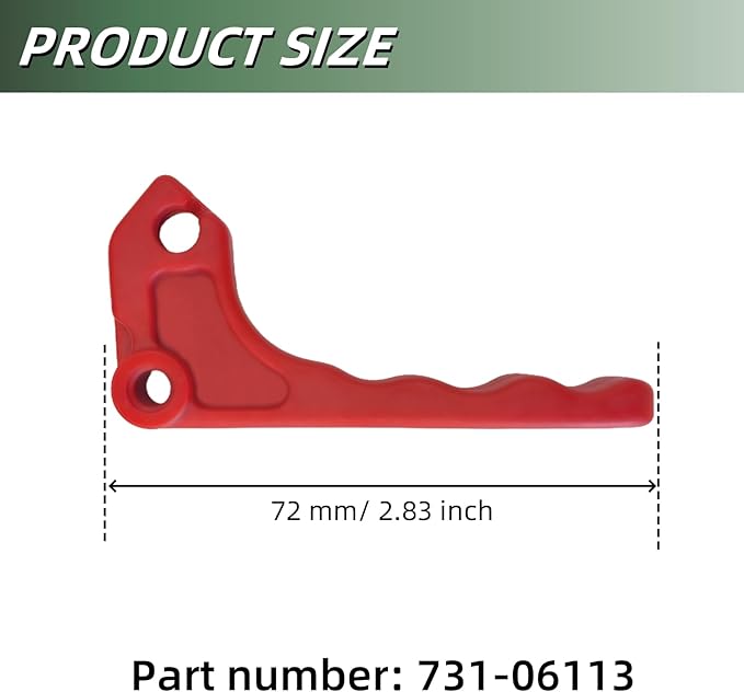 2 Packs 731-06113 Snowblower Steering Control Trigger Replacement Part for MTD 731-06113 Craftsman Troy Bilt Snow Blower