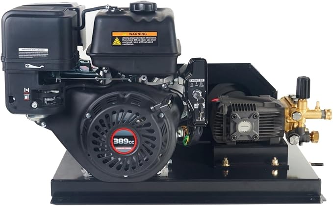Canpump Belt Drive High Flow Pressure Washer 3600 PSI, 5 GPM – Triplex Power Washer Pump, 13 HP Loncin Engine – Electric Start, Commercial Grade, Fully Serviceable w/External Unloader
