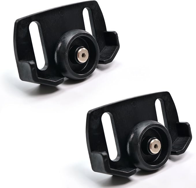 490-241-0038 Rolling Skid Shoes for Snow Blower Fit for 2-Stage and 3-Stage Snow Throwers Compatible with Craftsman, MTD, Cub Cadet, Troy-Bilt, Ariens, and More Includes Hardware Kit & Plastic Wheels