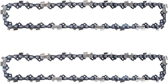2PCS 8'' Polesaw Chain for Black & Decker LPP120 LPP120B NPP2018 Pole Saw WORX WG310 Pole saw, 8 inch Replacement Chain for Black & Decker CCS818 and More -3/8" -.043" - 34 DL