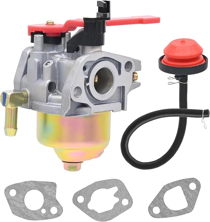 751-10956 951-10956 Carburetor for Troy Bilt Squall-2100 Squall-210 Snowblower Replace MTD Club Cadet 751-10956A 951-10956A Huayi 161SA 161S Engine with Primer Bulb