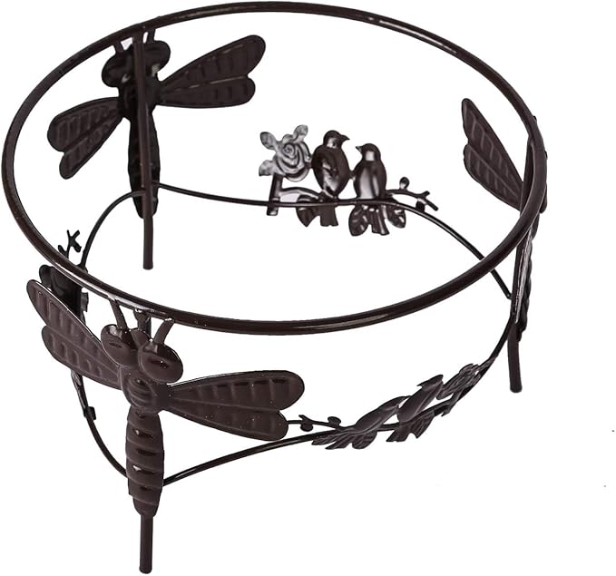 Topadorn Gazing Ball Stand Garden Hardware Metal Stand for 10-Inch or 12-Inch Gazing Globes