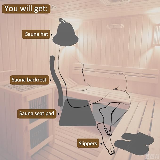 Soft and Flexible Sauna Backrest Made with Bamboo Blocks for Steam Sauna and Infrared Sauna, Non-Toxic Sauna Accessory