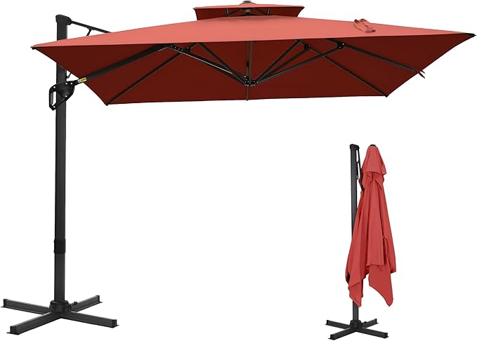 Sophia & William Cantilever Patio Umbrellas Offset Outdoor Umbrellas