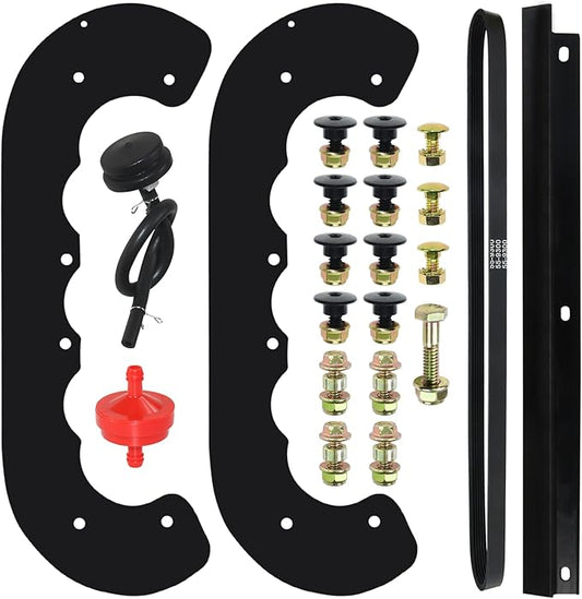 GELASKA 99-9313 Snow Blower Paddles with 55-8760 Scraper 55-9300 Belt and Hardware Kit Replaces 125-1128, 55-9250, 55-9251, 88-0771 for Toro CCR 2000, CCR 2400, CCR 2500, CCR 3000 Snowthrowers