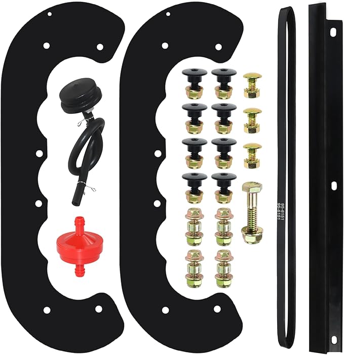 GELASKA 99-9313 Snow Blower Paddles with 55-8760 Scraper 95-6151 Belt Replaces 125-1128, 55-9250, 55-9251, 88-0771 for Toro CCR2400, CCR 2450 GTS, CCR2500, CCR3000, CCR3600, CCR 3650 GTS Snowthrowers