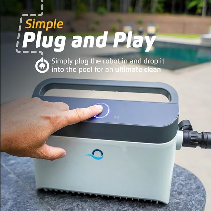 Dolphin (2025 Model) Explorer E25 Wi-Fi Robotic Pool Vacuum Cleaner Pools up to 50 FT - Waterline Scrubber Brush