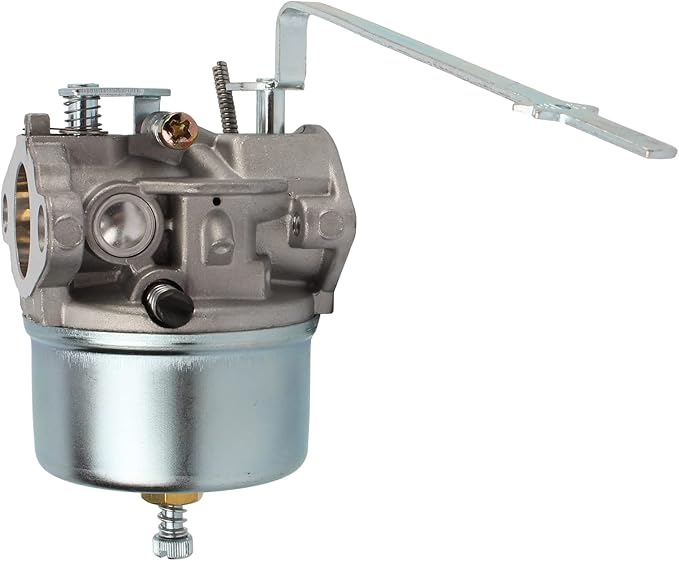 Carbhub Carburetor Snowblower Replaces Tecumseh 632615 632208 632589 H30 H35 Engines with Spark Plug Screw Clamps Switch