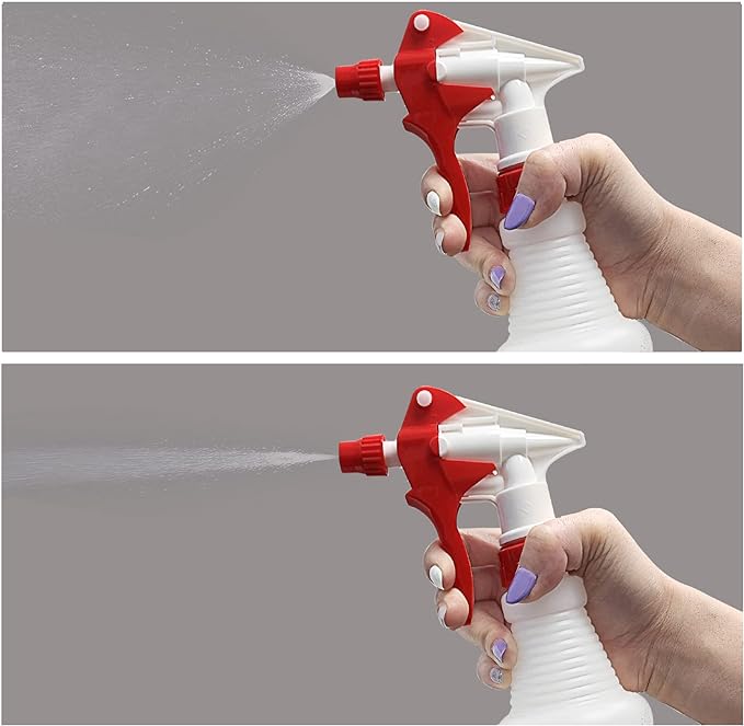 ljdeals 12 Pack Heavy-Duty Trigger Sprayer Replacement Nozzles, Leak-Free, Chemical Resistant, Comfortable Grip, Fit 28-400 16oz/32oz Bottles, Multi-Purpose Tool for Cleaning, Gardening and more…