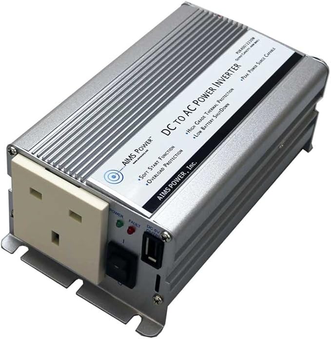 AIMS Power Modified Sine 400 Watt European 12 VDC to 230 VAC 50Hz