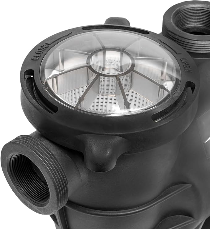 XtremepowerUS 1.5HP High Flow Variable Speed Pool Pump Intelligent Control Panel Swimming Pool Pump Inground w/ 2" Inch Fitting Adapter, 230V