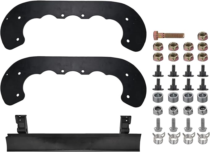 99-9313 Snow Blower Rubber Paddles (10MM Thick) & 133-5585 108-4884 Scraper for Toro PowerClear 721 821 Qze R E R-C Snowblower Paddle with Mounting Hardware Kit - for Commercial Machines
