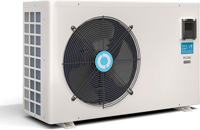 Max105600 BTU Swimming Pool Heat Pump, for Above and In Ground Pools Up to 18000gallons, 26KW Electric Pool Heaters PLC250, Inverter Heating System, High Efficiency,208~230V/60Hz