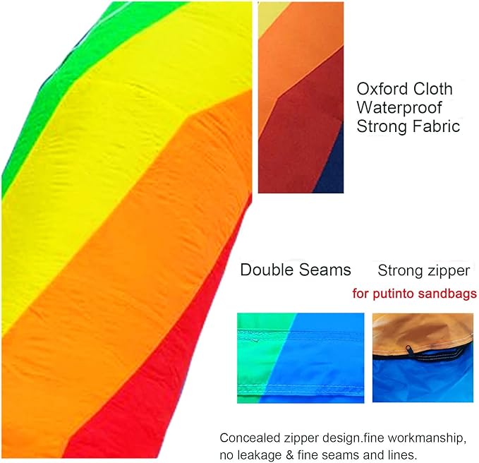 Giant Inflatable Rainbowed Arches Advertising Birthday Party Celebration Garden Decoration-Arch Blow Up Decorative Signs Event Entrance for 250W up General Blower(not Include) Open Size Under 5.5inch