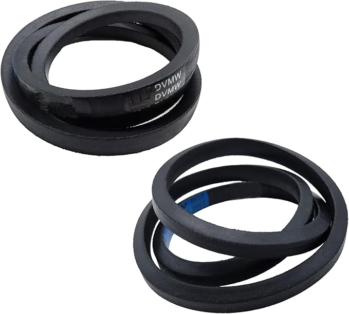 754-04195 954-04195A 1/2" x 37" Auger Drive Belt for Snow Throwers – Compatible with MTD, Troy-Bilt, Cub Cadet, Craftsman, Yard Man, Yard Machines Snow Blowers,Replaces 754-04195A 954-04195A（2/Pack）