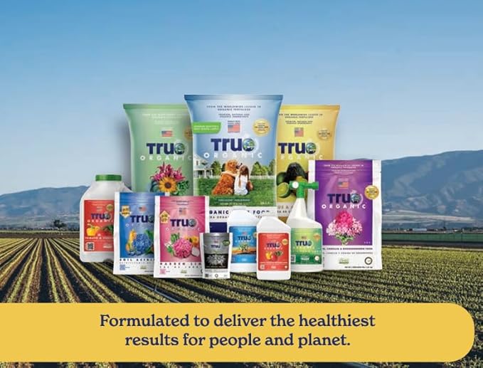 True Organic Berry Food – Organic Fertilizer for Acid-Loving Plants – 4lb Bag Covers 58 Sq. Ft.