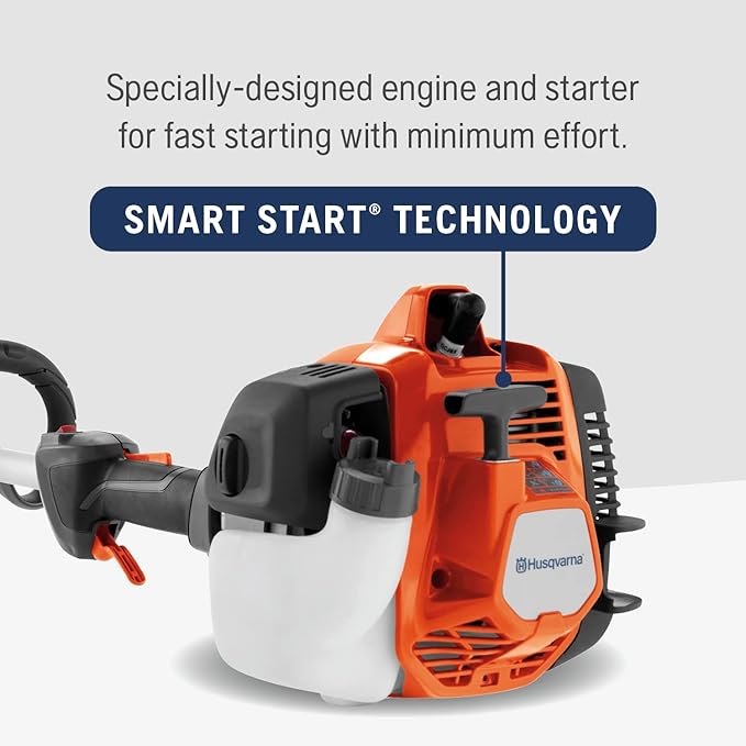 Husqvarna 330LK Gas String Trimmer, 28-cc 2-Cycle, 20-Inch Straight Shaft Gas Weed Eater with Rapid Replace Trimmer Head for Seamless String Reloading, 970545002