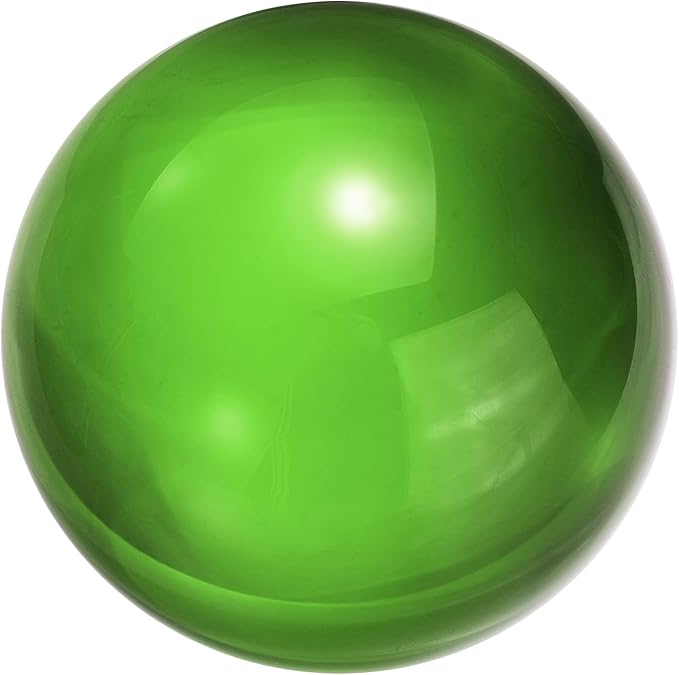 uxcell 40mm/1.6" Crystal Sphere Ball Glass Solid Decorative Sphere Crystal Ball Prop Ornament for Feng Shui Divination Fortune Telling Tabletop Fountain Decoration, Green