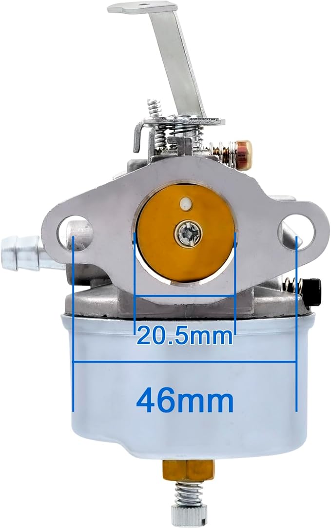 FitBest 632230 632272 520922 Carburetor Suitable for Troy Bilt Chipper Vac 47279 47261 65582V Deere 624D Tiller Tecumseh H30 H50 H60 HH60 HH70 Snowblower Engine