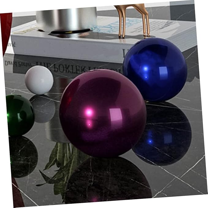 Happyyami Stainless Steel Ball Gazebo Garden Mirror Reflective Ball Decorative Sphere Outdoor Gazing Globe Unbreakable Decorative Sphere