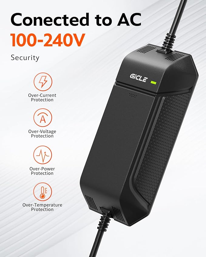 AC to DC Converter, AC/DC 12V 15A 180W Power Supply Adapter Transformer for Tire Inflator, Car Refrigerator, Paddle Board Pump, 110V to 12V Converter Car Cigarette Lighter Adapter Power Supply