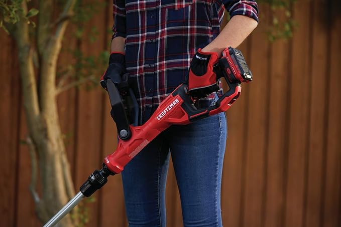 CRAFTSMAN V20 WEEDWACKER String Trimmer & Edger (CMCST900D1) (Renewed)