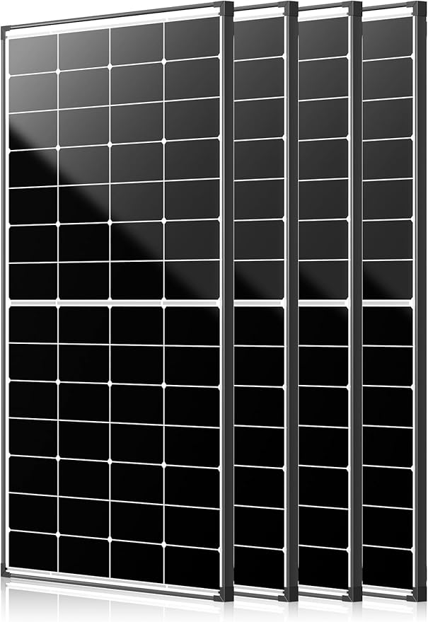880 Watt Solar Panel,25.4% High Efficiency Perovskite Solar Cells,10BB Hidden Busbar Technology,12v/24v Solar Panels for Off-Grid Systems, RV, Boat, Cabin, Backup Power