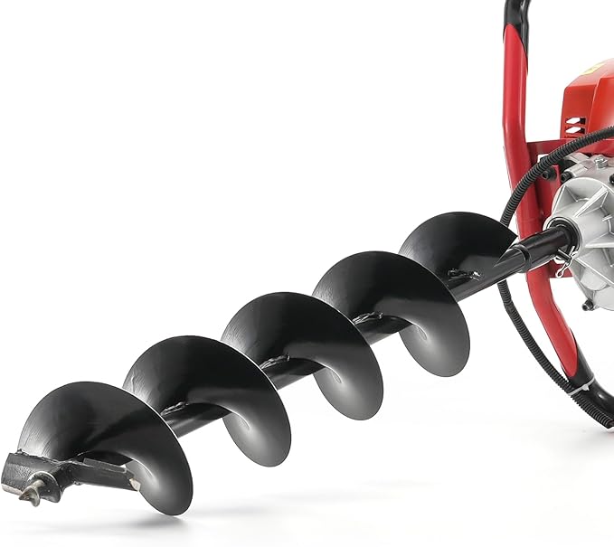 PRORUN 51.7cc One Person Gas-Powered 2-Cycle Auger with 6 x 30-in. Bit