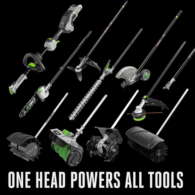 EGO Power+ MHC1603 Multi-Head Combo Kit 16-Inch 56-Volt Carbon Fiber String Trimmer with POWERLOAD & 8-Inch Carbon Fiber Edger Attachment & 56-Volt Power Head, 4.0Ah Battery and 320W Charger Included