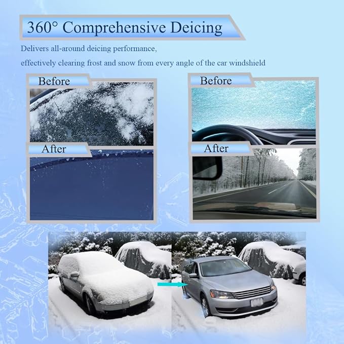 Riloer Electromagnetic Wave Anti Freezing And Snow Removal Device 2pcs, Anti Freeze Electromagnetic Car Defroster For Snow Removal, Electromagnetic Car Snow Removal Device