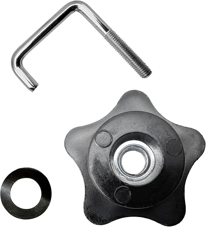 Fit for Toro Snow Blower Handle Knob and Lock Bolt Screw Kit for 21" Fold Snow Blowers/Lawn Mowers Replace 114-3779 & Handle Knob 136-7130 Bolt & 107-3844 Washer
