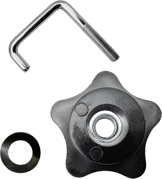 Fit for Toro Snow Blower Handle Knob and Lock Bolt Screw Kit for 21" Fold Snow Blowers/Lawn Mowers Replace 114-3779 & Handle Knob 136-7130 Bolt & 107-3844 Washer