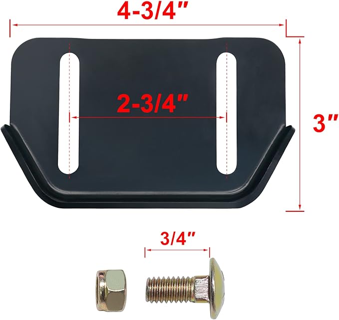 for 784-5580 784-5580-0637 MTD Parts Snow Thrower Slide Shoes Set with Bolt and Nut Pack of 2