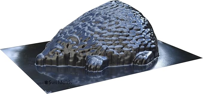 SvitMolds DIY Hedgehog Mold Cement Molds Statues for Garden Garden Decor Molds D84 (Big)