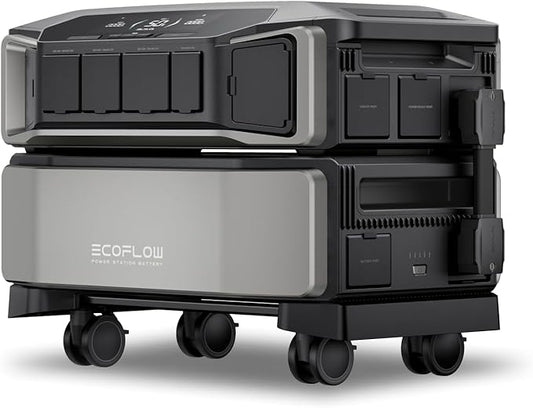 EF ECOFLOW DELTA Pro Ultra 6144Wh Power Station, 120/240V 7200W AC Output, Lifepo4 Home Battery Backup Expandable to 90kWh, 2H to Full Charge, Solar Generator for Home Use, Emergency, Camping, RV