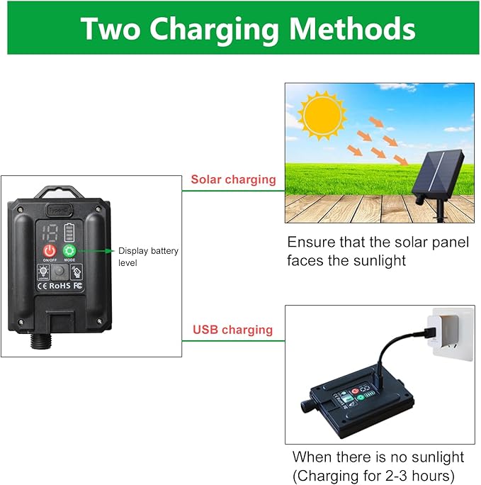 Solar Net Lights Outdoor Mesh Lights Christmas Decorations, 200LED String Tree Wrap Waterproof 19 Modes for Bushes, Fence,Garden, Shrubs,Trunk, Halloween,Xmas Decor (Warm White, 9.8ftx6.6ft)