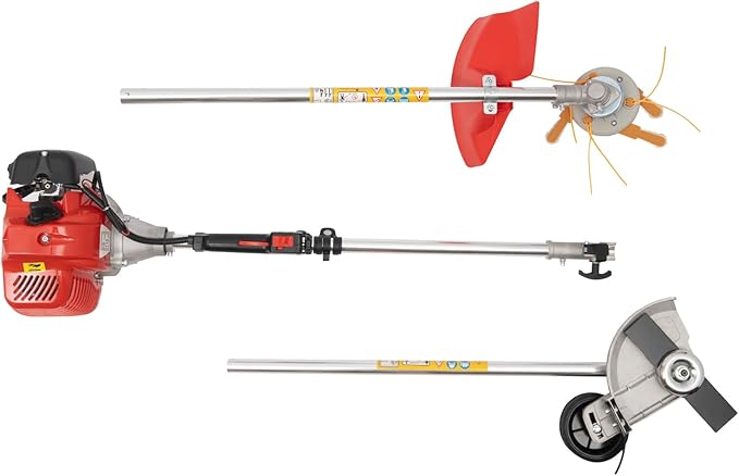 43CC Gas Powered Weed Eater 1250W Gas String Trimmer Upgrade 2-Stroke Single Cylinder Air Cooled Gasoline Engine Grass Tools for Garden Yard & Urban Greening