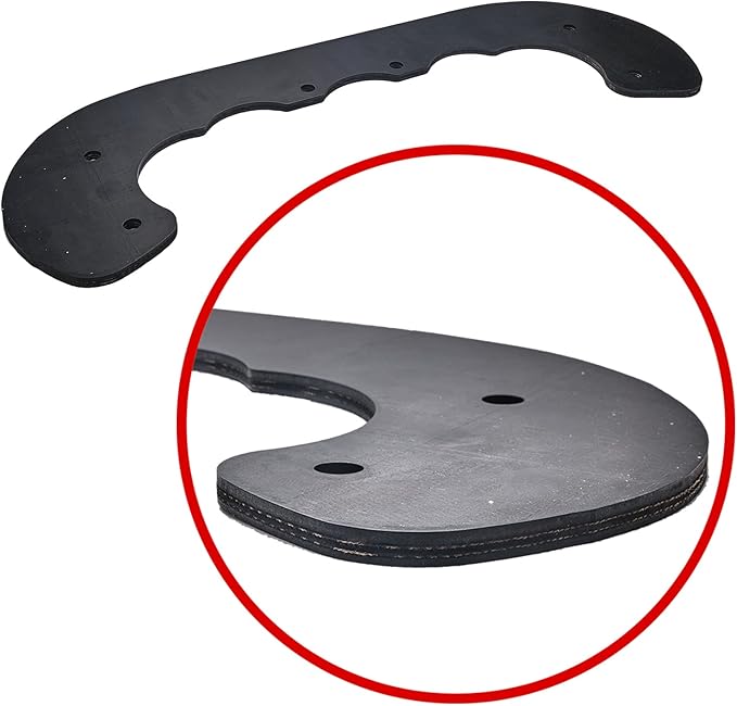 99-9313 Snow Blower Rubber Paddles (10MM Thick) & 133-5585 108-4884 Scraper & 121-6622 V-Belt for Toro PowerClear 721 821 Qze R E R-C Snowblower Paddle with Mounting Hardware Kit