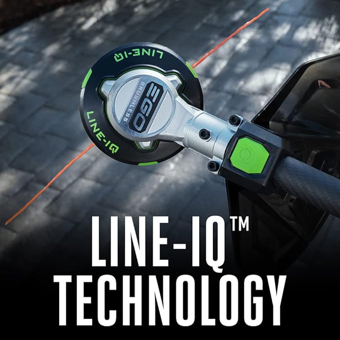 EGO POWER+ String Trimmer, Battery Powered, 16" Trimmer for Weeds and Grass with POWERLOAD, LINE IQ, Telescopic Carbon Fiber Shaft, Includes 56V 4.0Ah Battery and Charger - ST1623T